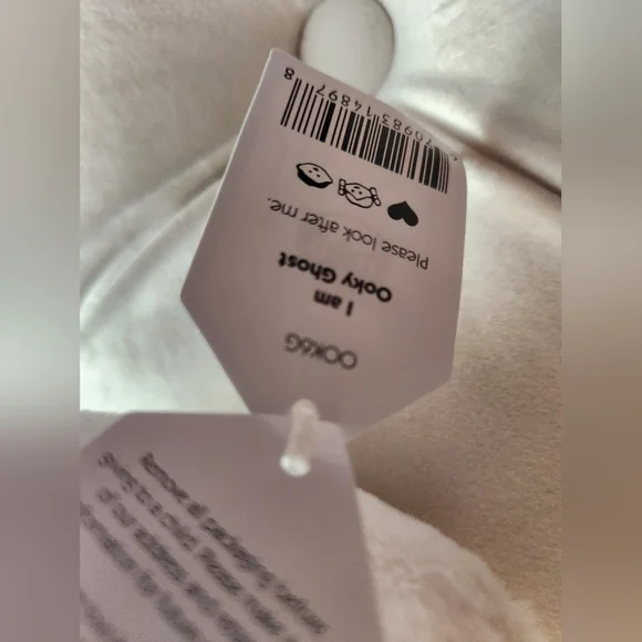 Jellycat Ooky Ghost Soft & Plush 5.5x4.7x3.5" NWT - Picture 7 of 7